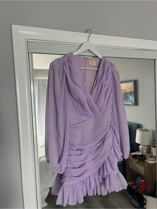Showpo. Dresses & Skirts - Showpo Lavender Ruffle Dress